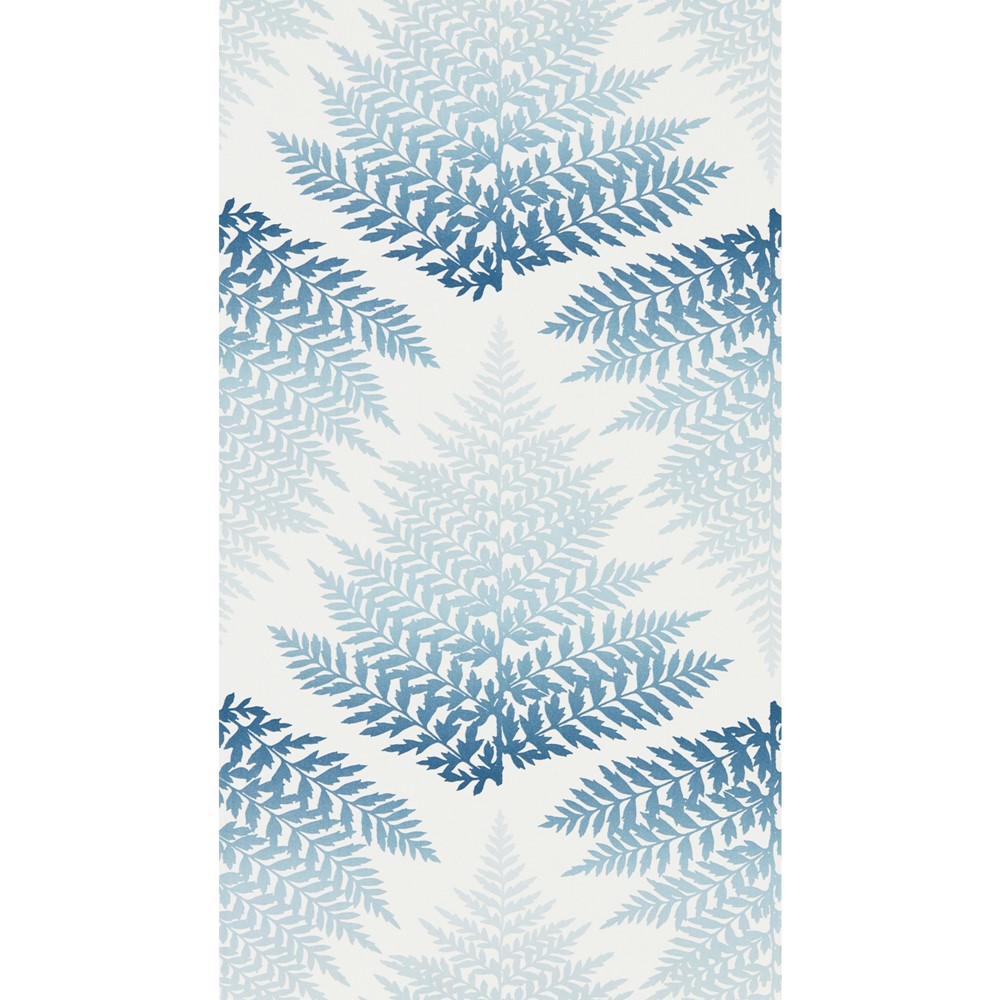 Filix Wallpaper 111379 by Harlequin in Denim Indigo Blue